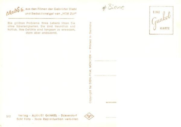 Mecki Nr. Biene Schuetze – Bild 2