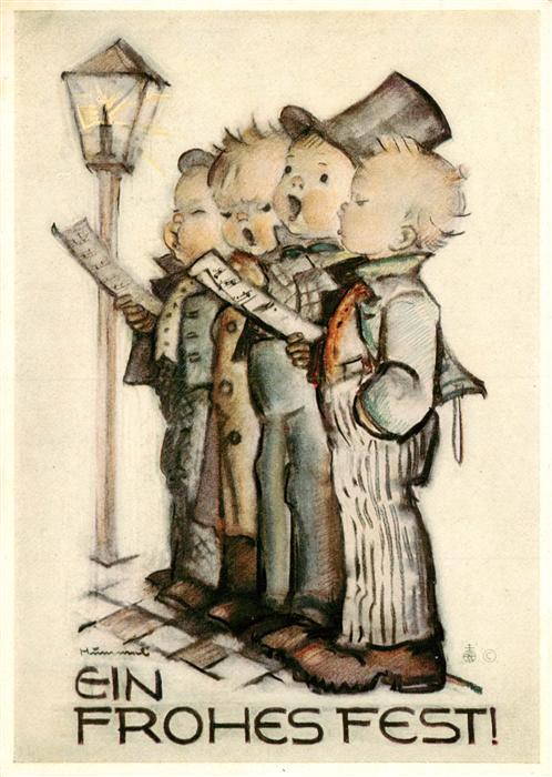 Hummel Kuenstler-AK-Nr. Nr.5432 Frohes Fest