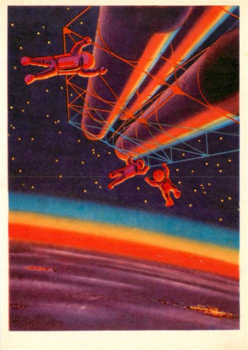 Raumfahrt Space Spatial Mond fahrt