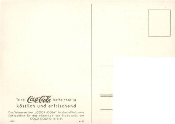 Werbung Reklame Coca-Cola – Bild 2