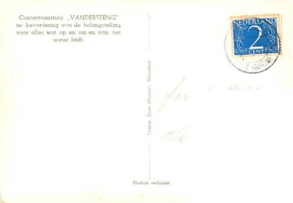 Dampfer Binnenschifffahrt Vandersteng  O.M. – Bild 2