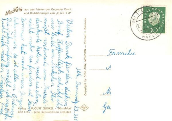 Mecki Nr. Nr.68 August Gunkel Die Axt im Haus – Bild 2