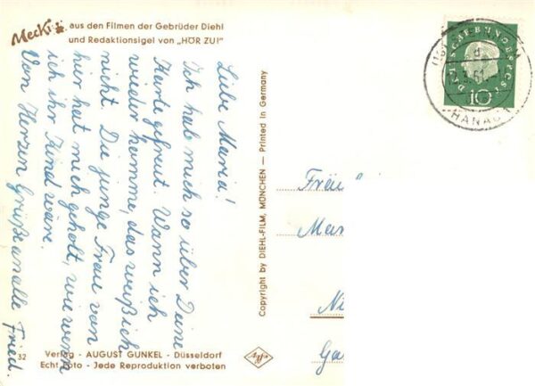 Mecki Nr. Nr. 32 August GunkelFrohe Feriengruesse – Bild 2