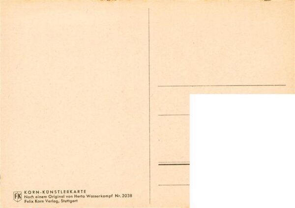 Wasserkampf Herta Namentag Zwerg Marinkaefer Schmeterling Nr 2038 – Bild 2