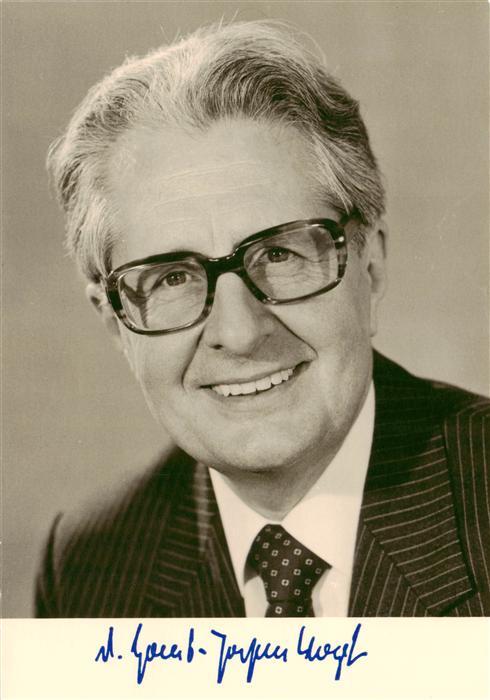 Autogramm Dr.Hans-Jochen Vogel SPD