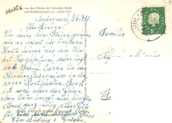 Mecki Nr. Nr.39 Gebrueder Diehl Hoer zuMecki der Tierfreund – Bild 2