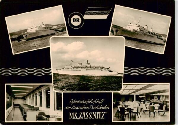 Faehre Ferry Bac Traghetto-- MS SAssNITZ Eifenbahnfaehre