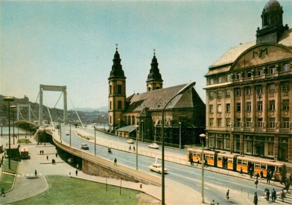 Strassenbahn Tramway-- Budapest Erzsebet-hid