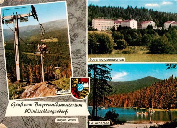 Sessellift Chairlift Telesiege Bayerwaldsanatorium Windischbergerdorf