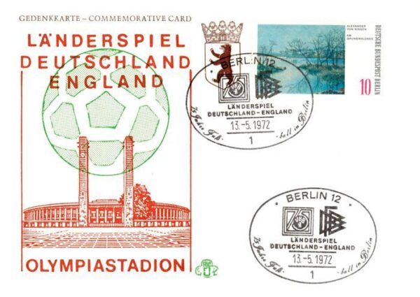 Olympia Olympiastadion Laenderspiel Deutschland England