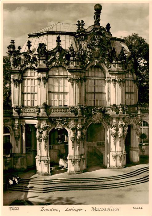 Foto Hahn Nr. Nr. 10654 Dresden Zwinger Wallpavillon