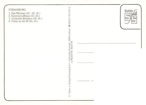 Chronik-AK Strassburg – Bild 2