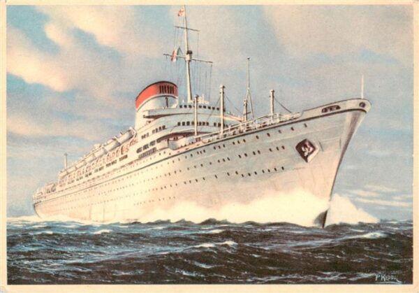 Dampfer Oceanliner ITALIA Motonove AVGVSTVS Genova
