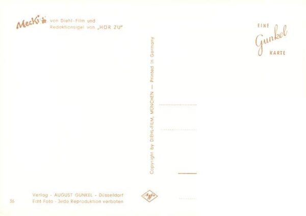 Mecki Nr. Nr. 36 August Gunkel HoeR ZU Schnelle Hilfe – Bild 2