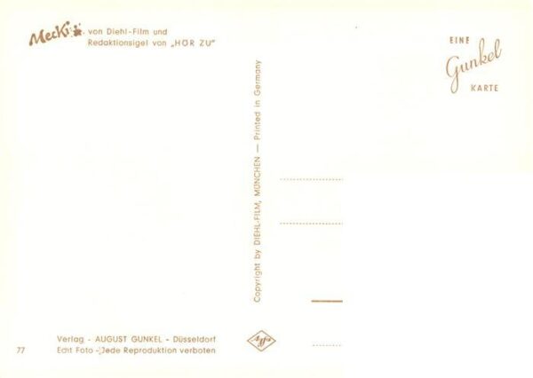 Mecki Nr. Nr. 77 August Gunkel HoeR ZU Neues Glueck – Bild 2