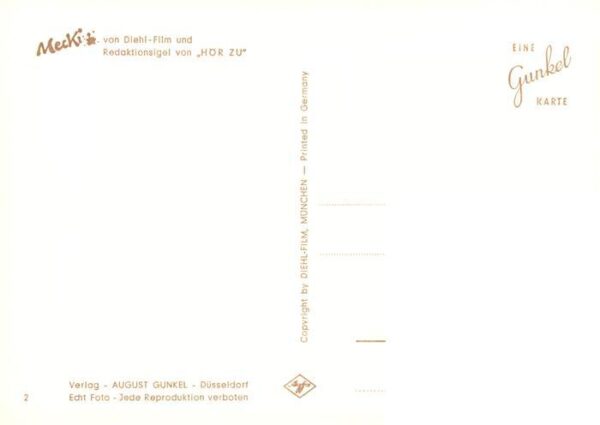 Mecki Nr. Nr. 2 August Gunkel HoeR ZU Ein Lied fuer Dich – Bild 2