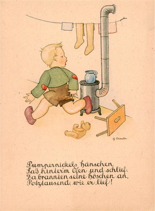Teddy Teddybaer Teddy-bear Pumpernickels haenschen