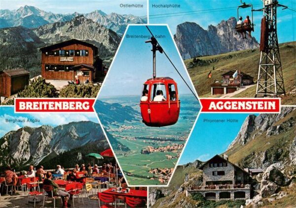 Seilbahn Cable-Car Telepherique Breitenberg Aggenstein