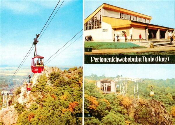 Seilbahn Cable-Car Telepherique Thale Harz Kr. Quedlinburg