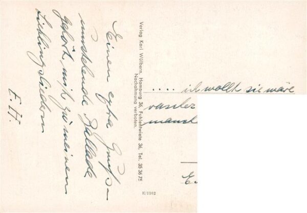 Gedicht auf AK Die Uhr Ballade Carl Loewe – Bild 2
