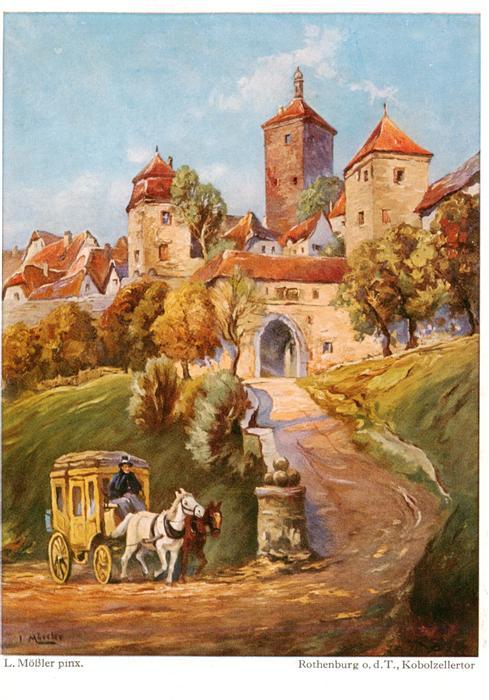Moessler Ludwig Moessler Ludwig Rothenburg o.d.T. Kobolzellertor
