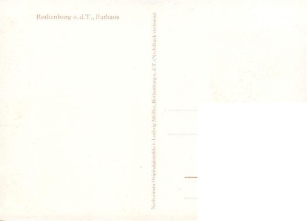 Moessler Ludwig Moessler Ludwig Rothenburg Rathaus – Bild 2