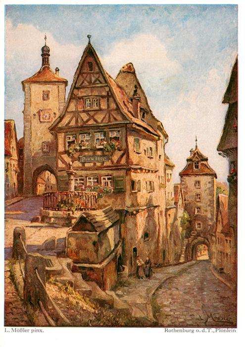 Moessler Ludwig Moessler Ludwig Rothenburg Ploenlein