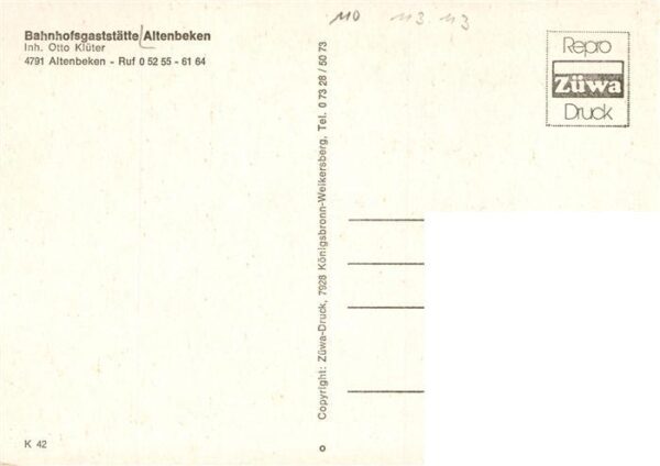 Altenbeken Bahnhof Gaststaette Viadukt Lok vorm Museum – Bild 2