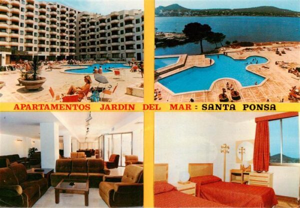Santa Ponsa Mallorca ES Apartamentos Jardin del Mar Swimming Pool Fremdenzimmer