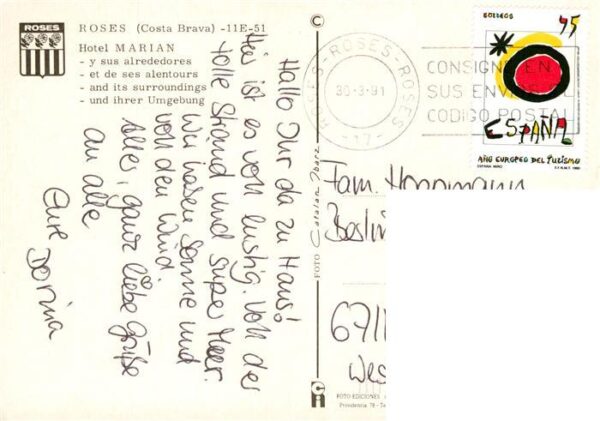 Roses Costa Brava ES Hotel Marian y sus alrededores – Bild 2