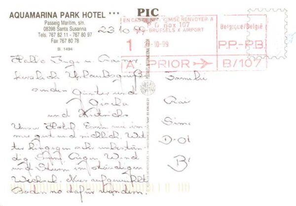 Santa Susanna Cataluna ES Aquamarina Park Hotel Piscina – Bild 2
