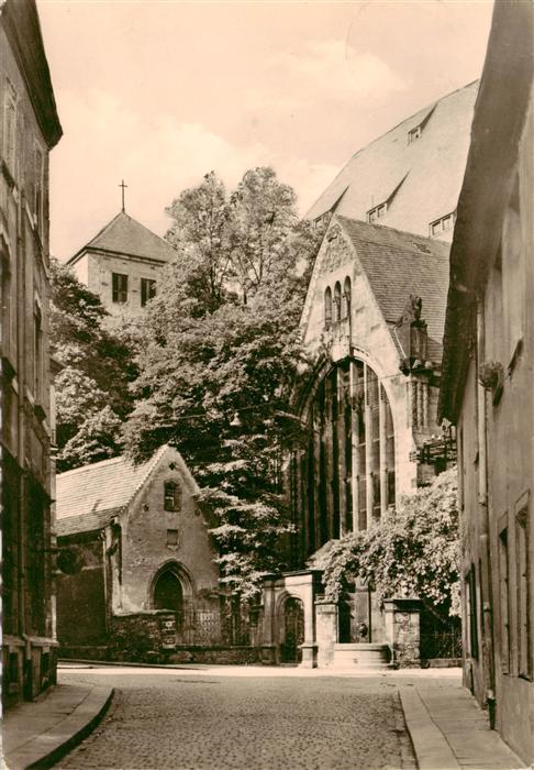 Freiberg  Sachsen Blick von der Kreuzgasse zum Dom