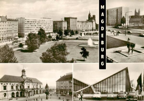 Magdeburg Wilhelm Pieck Allee Karl-Marx-Strasse Rathaus Ausstellungszentrum Kult