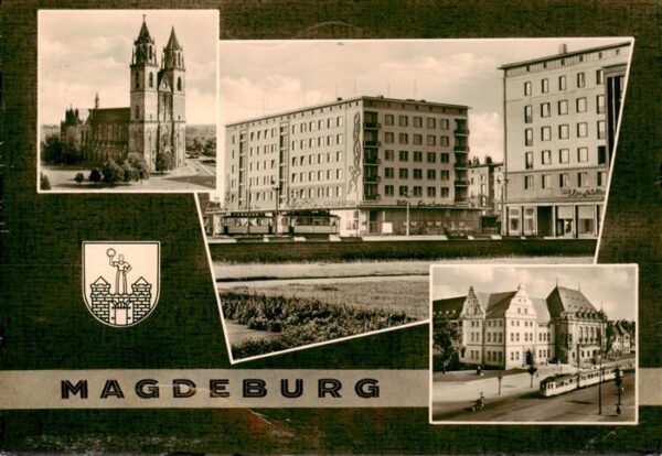 Magdeburg Dom Stadtzentrum Strassenbahn