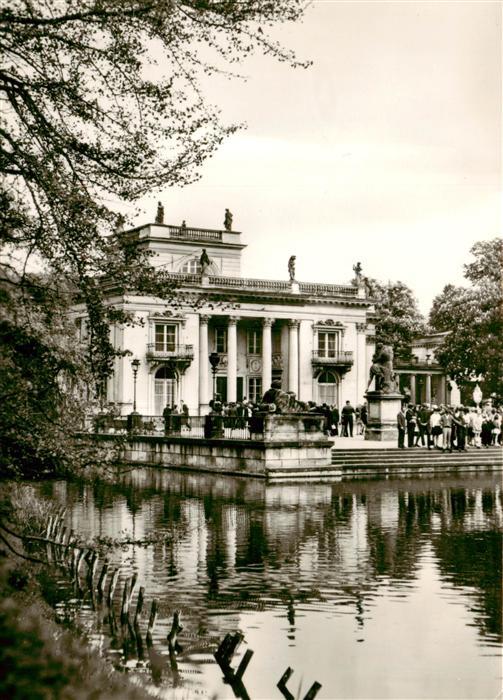 Warschau Warszawa Inselpalais im Lazienki-Park