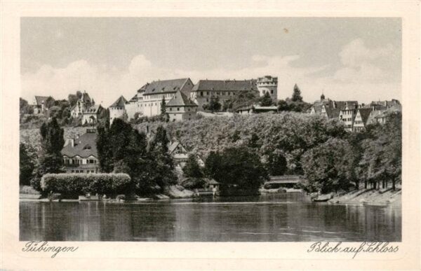 Tuebingen Blick auf Schloss