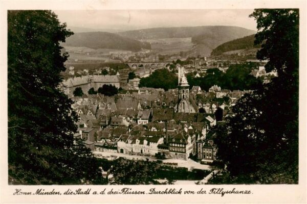 Hann. Muenden Durchblick von der Tillyschanze