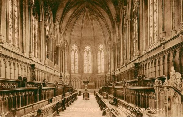 Cambridge  UK Cambridgeshire St Johns College Chapel