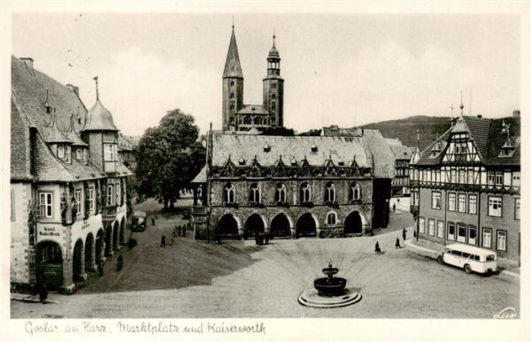 Goslar Marktplatz und Kaiserworth