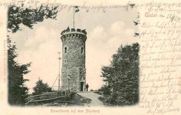 Goslar Kaiserthurm auf dem Steinberg