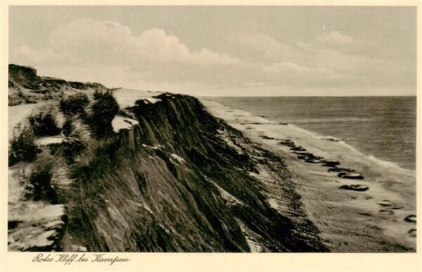 Kampen  Sylt Rotes Kliff