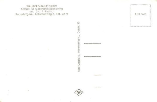 Rottach-Egern Wallberg Sanatorium – Bild 2