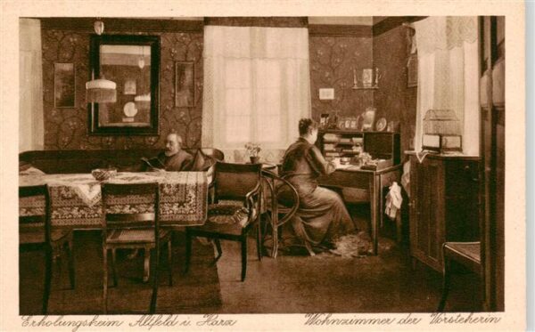 Harz Region Erholungsheim Altfeld Wohnzimmer der Vorsteherin