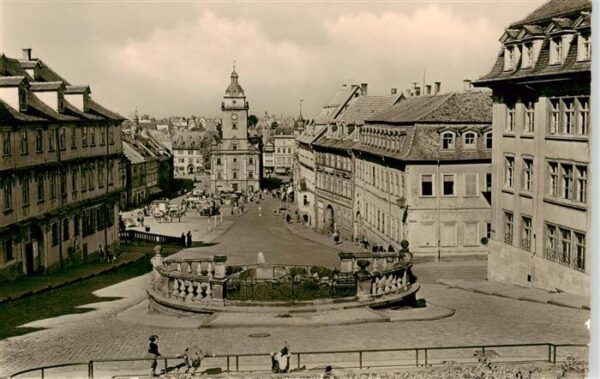 Gotha  Thueringen Hauptmarkt mit Rathaus