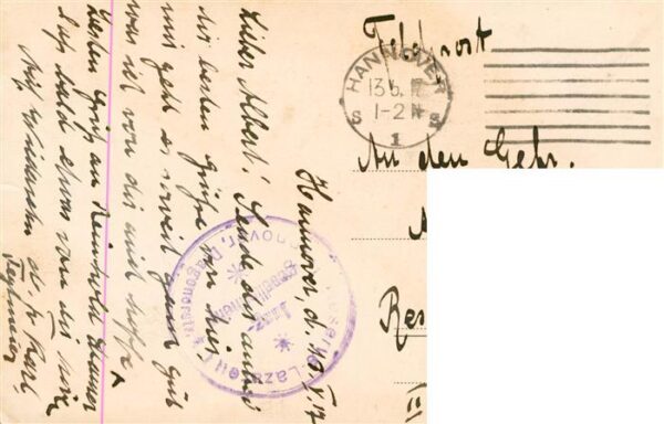 Hannover Leineschloss Feldpost – Bild 2