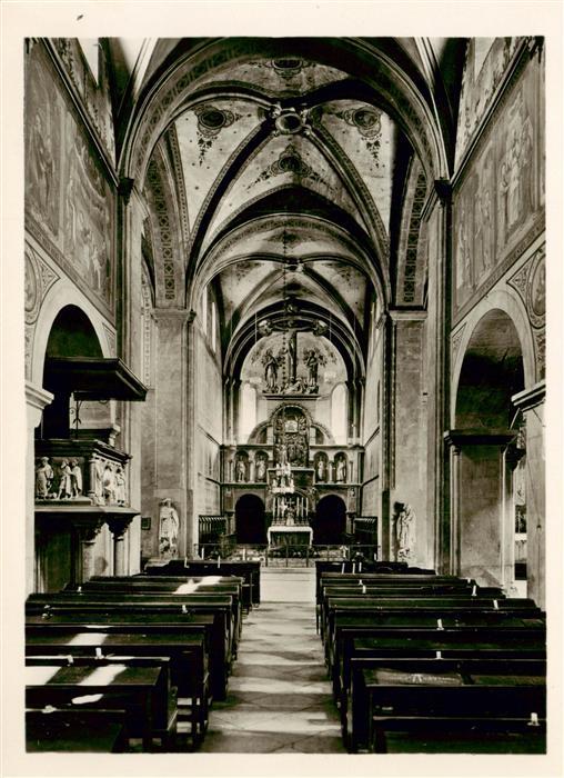 Wechselburg Schlosskirche Mittelschiff und Chor