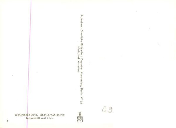 Wechselburg Schlosskirche Mittelschiff und Chor – Bild 2