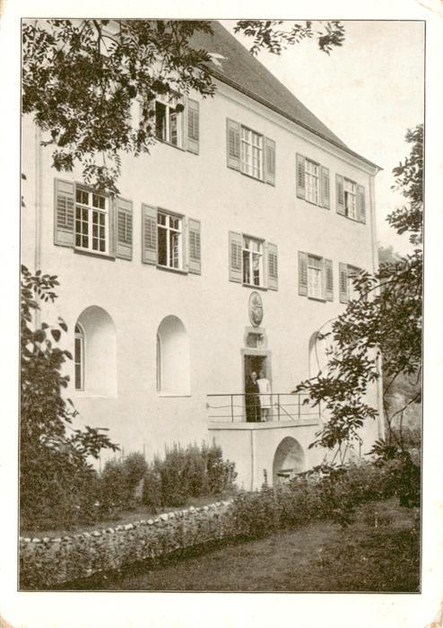 Gaienhofen Schloss Gaienhofen am Untersee Eingang des Haupthauses