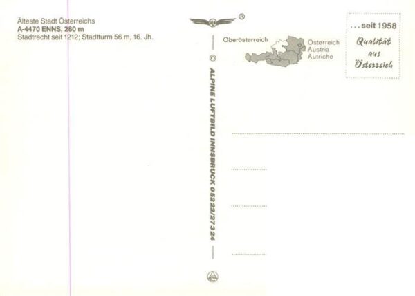 Enns Oberoesterreich AT Fliegeraufnahme – Bild 2