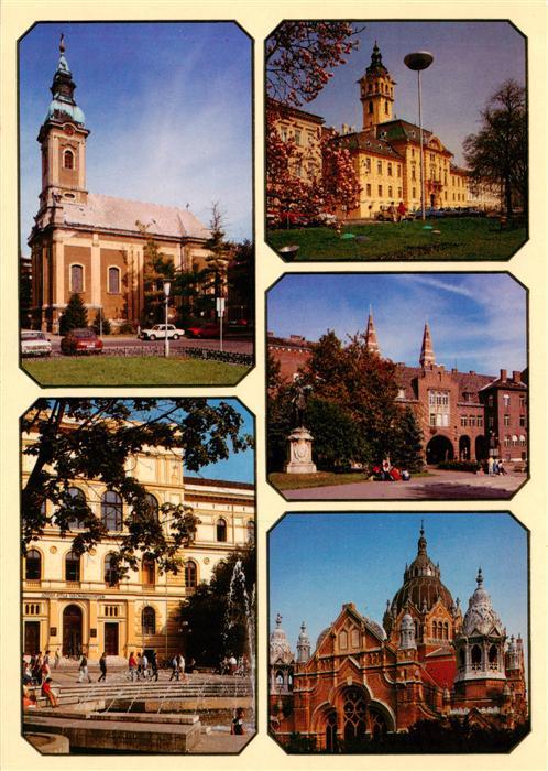 Szeged HU Orts und Teilansichten
